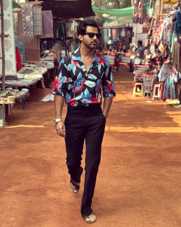 Black floral shirt - Image 2