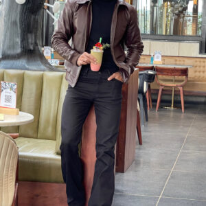 Black straight fit jeans