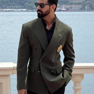 Classic bottle green blazer