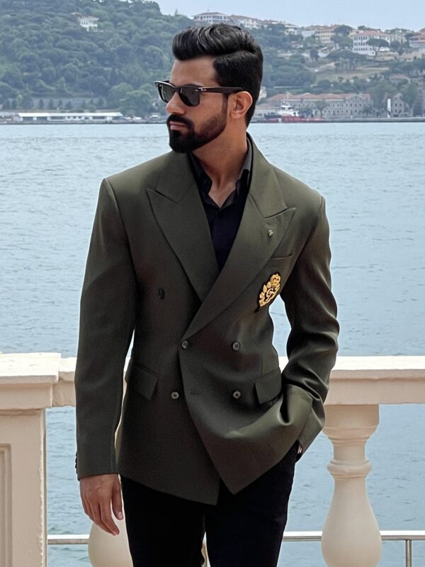 Classic bottle green blazer