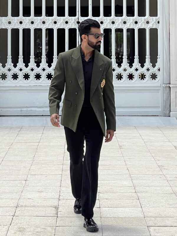 Classic bottle green blazer - Image 4