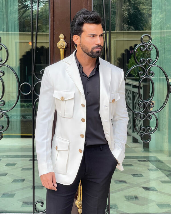 White viaggio jacket - Image 3